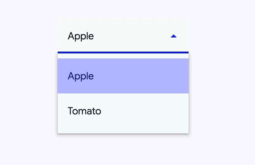 Image of a filled select with a different theme applied